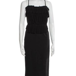 NWT Stella McCartney Black Midi Dress